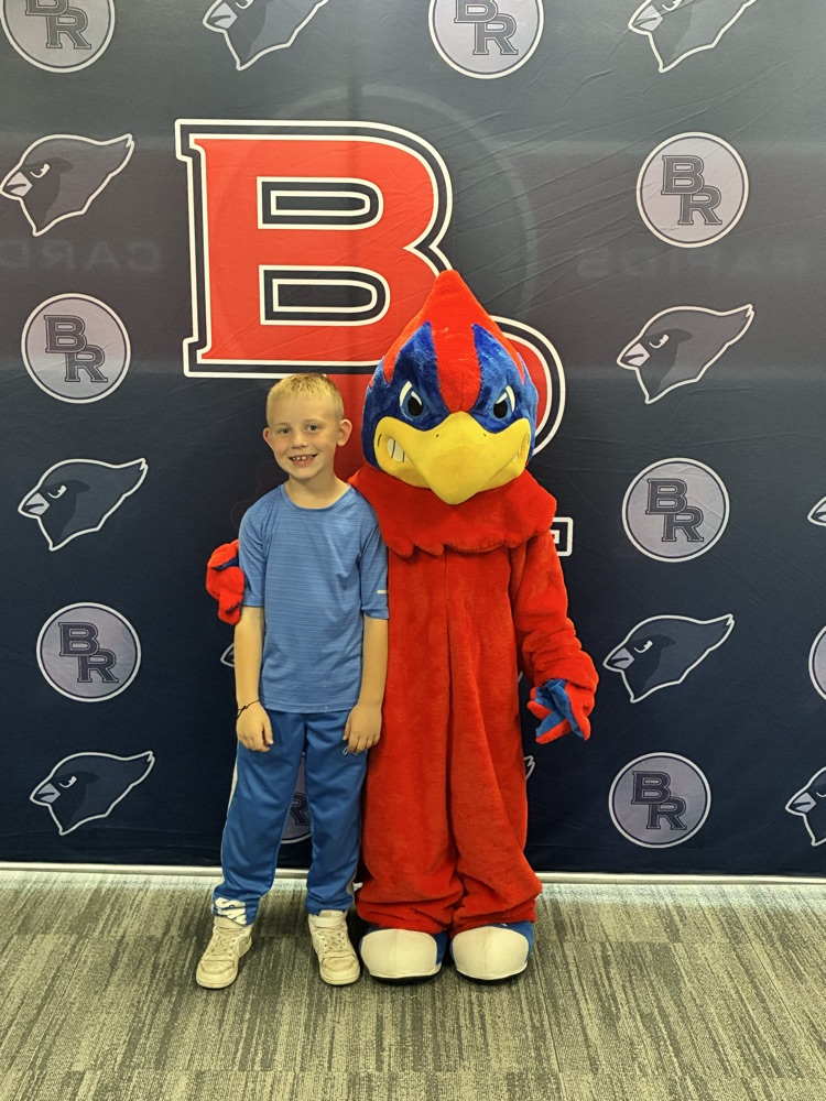 a student with the BR Cardinal