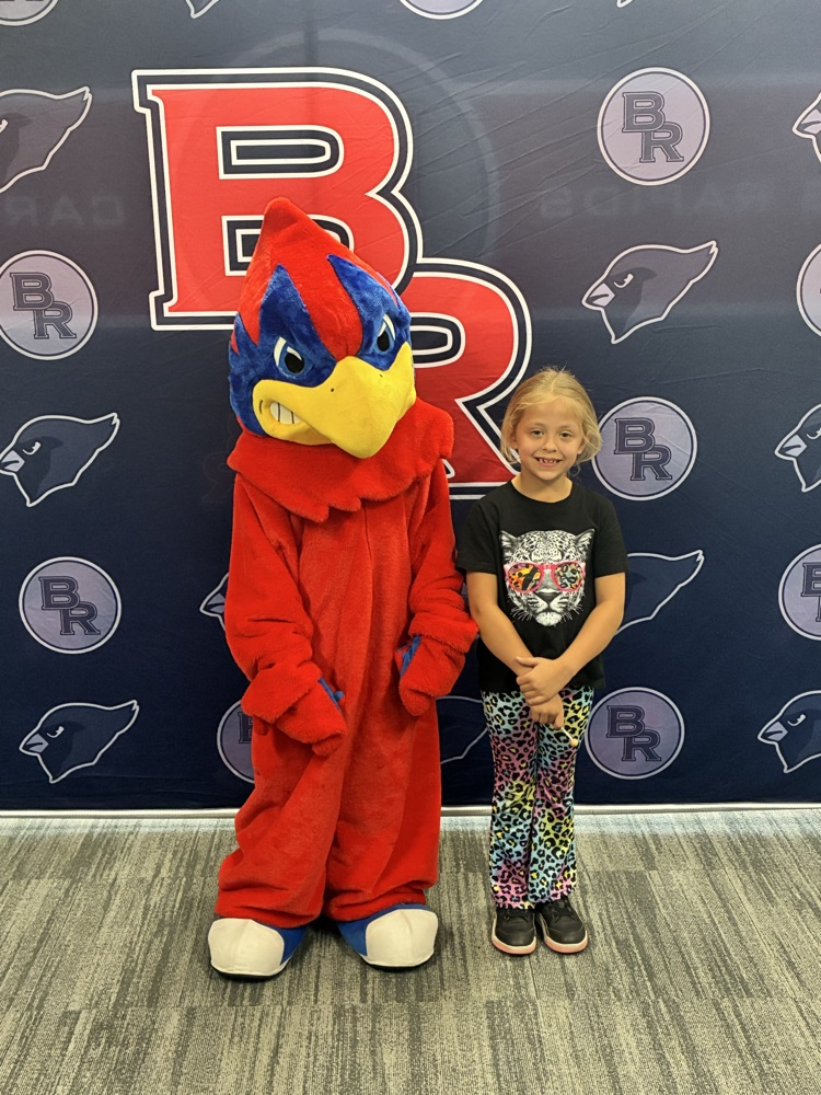 a student with our BR Cardinal