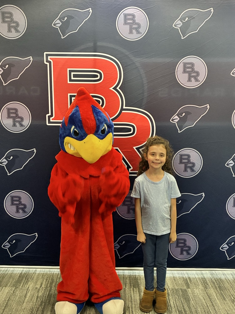 a student with our BR Cardinal
