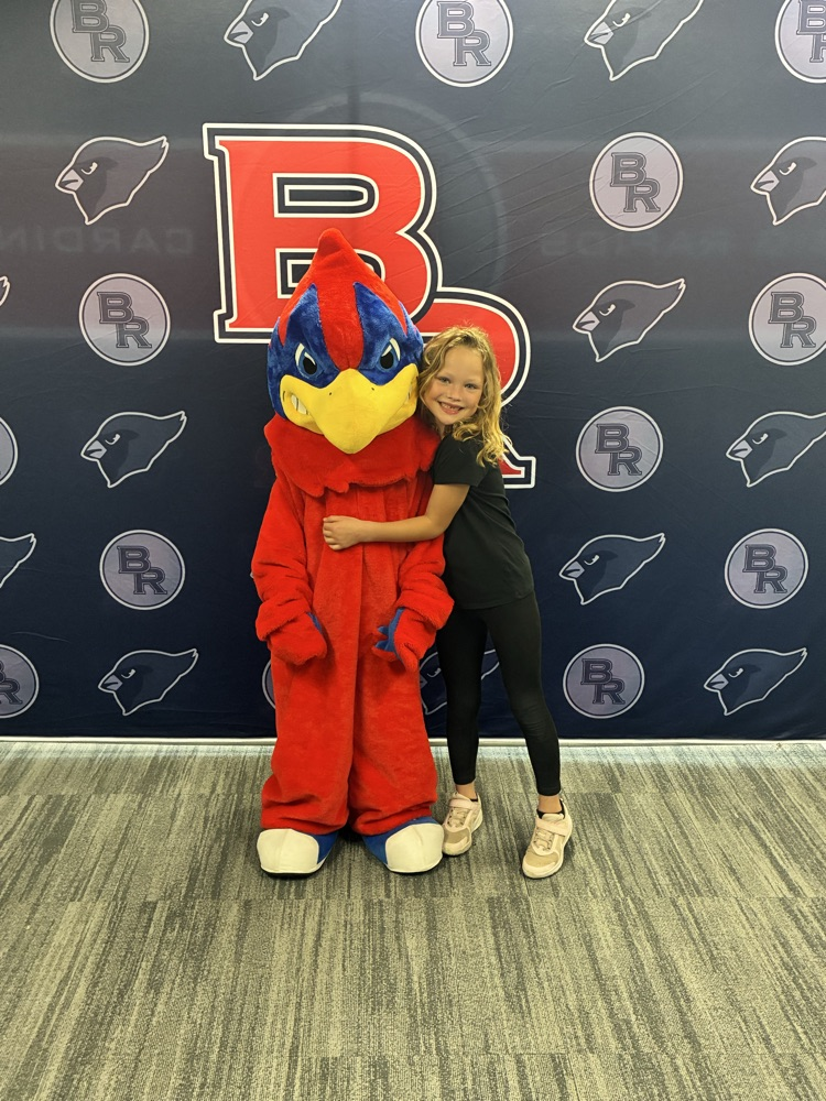a student with our BR Cardinal