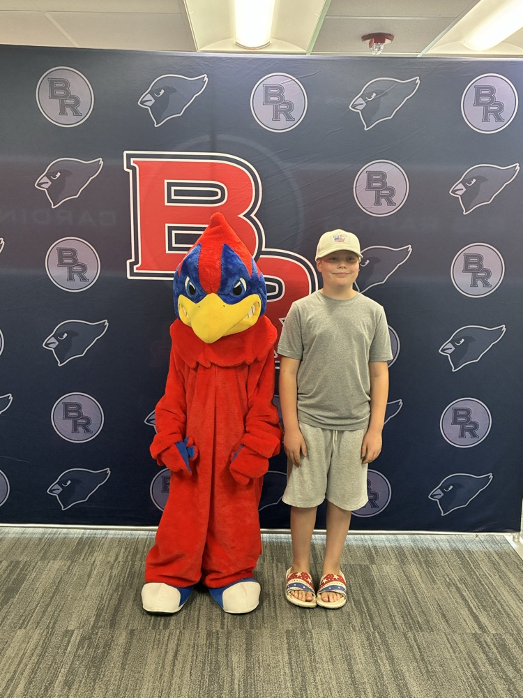 a student with our BR Cardinal
