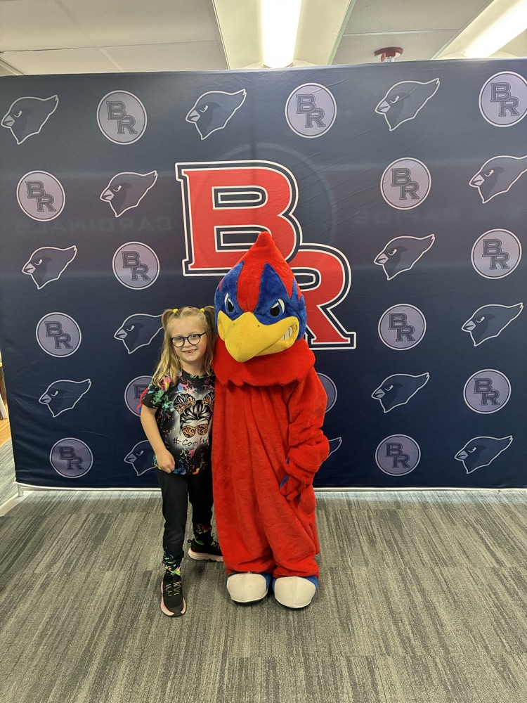 a student with our BR Cardinal