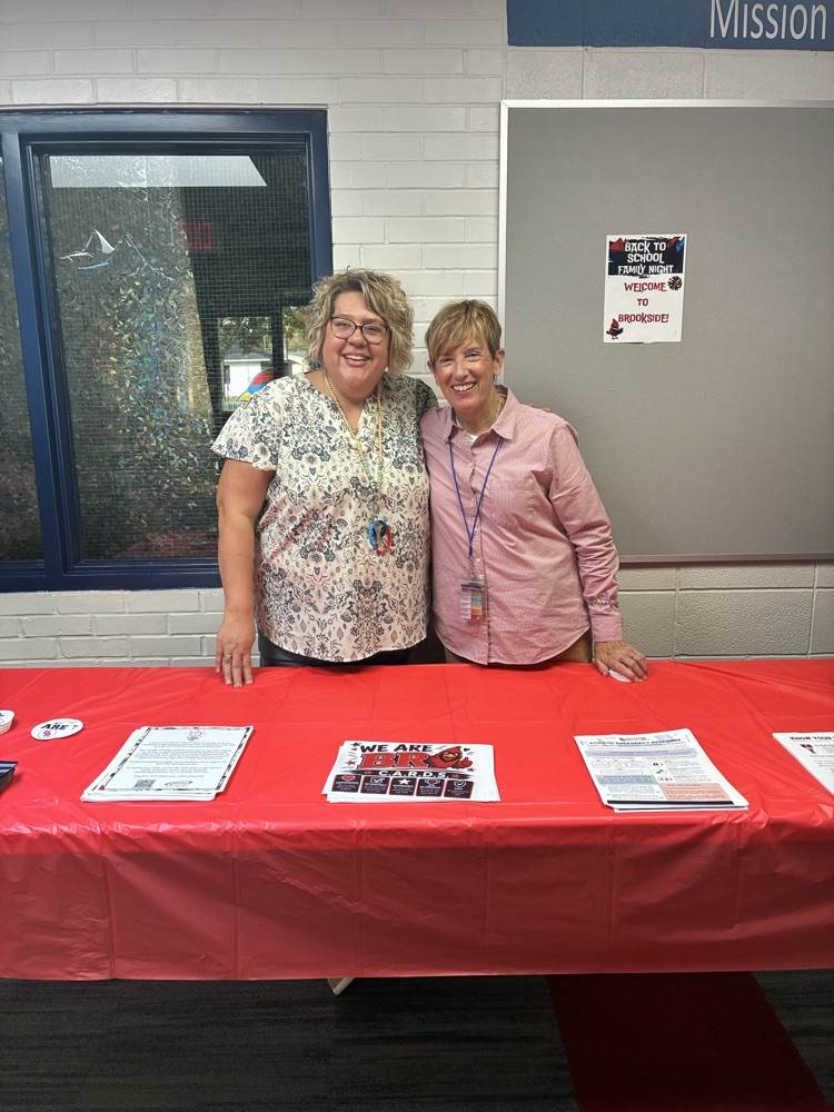 our two lovely greeters at the sign in table