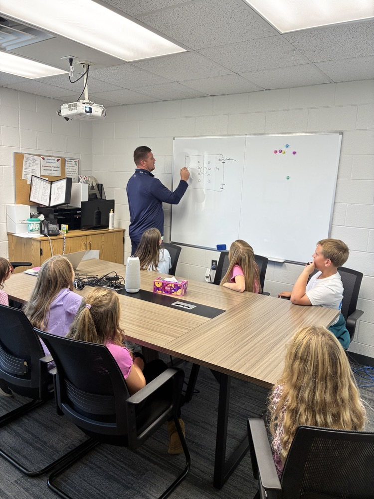 Principal teaching assemble leaders