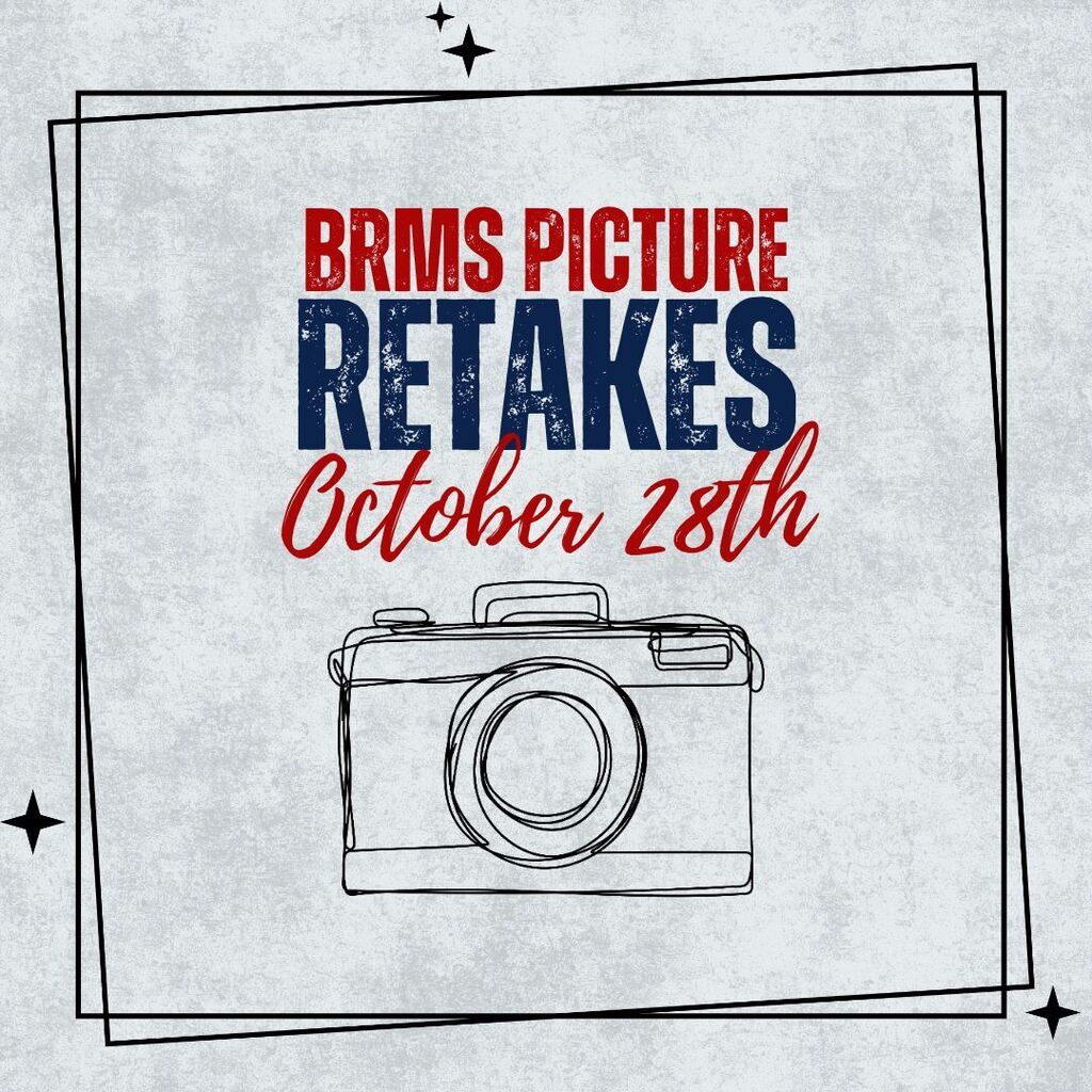 BRMS Picture Retakes October 28th