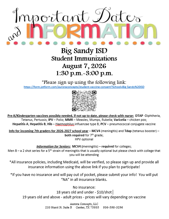 Immunizations