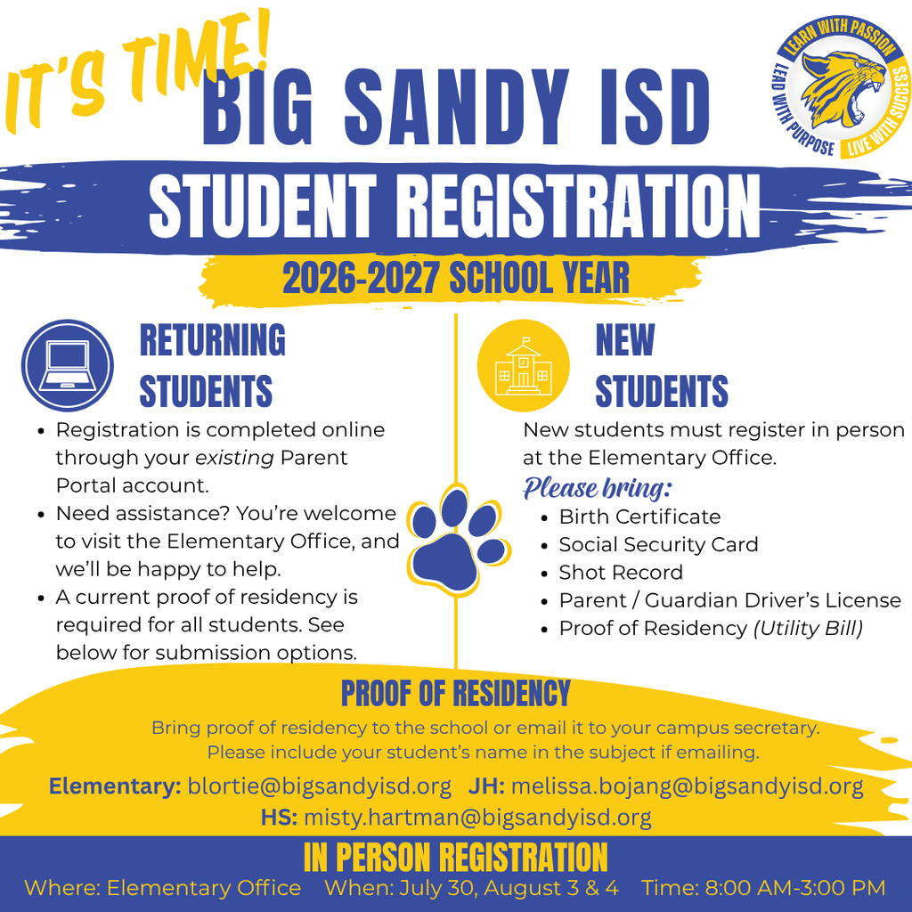 Student Registration Info Graphic