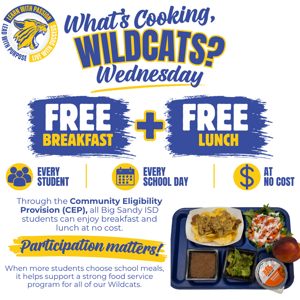 What's Cooking Wildcats? Graphic