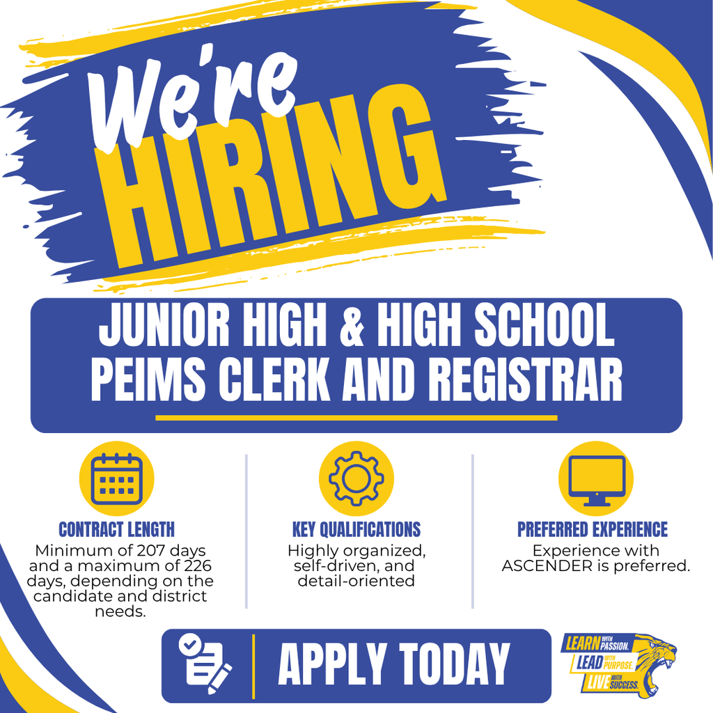 REGISTRAR JOB POSTING INFORMATION