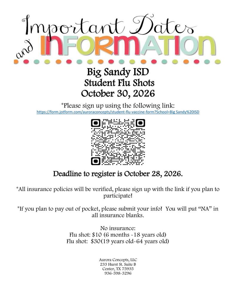 Flu shot information