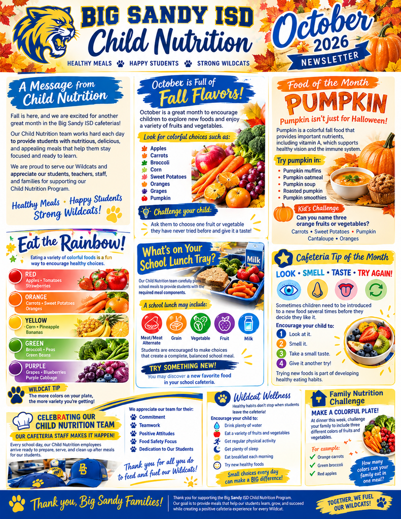 October Child Nutrition Newsletter