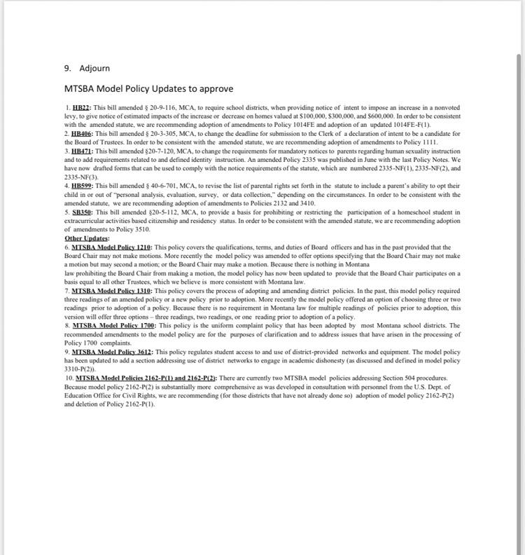 agenda 