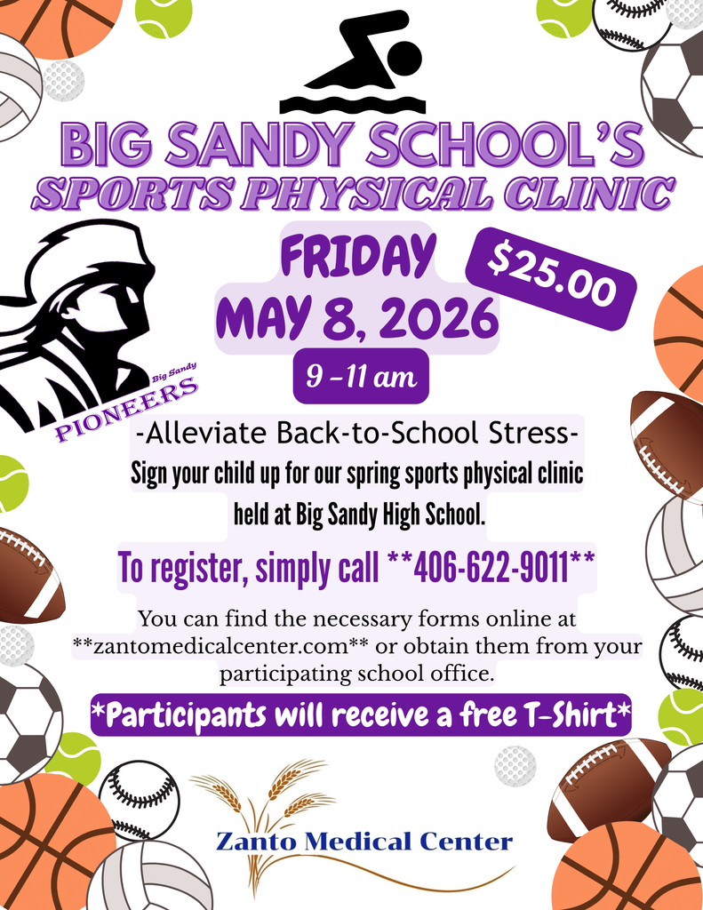 sports physical flier