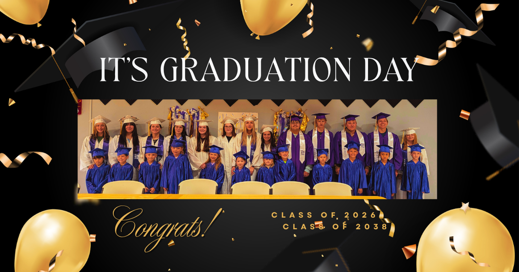 Graduation Day, Class of 2026 graduates at 2 pm today