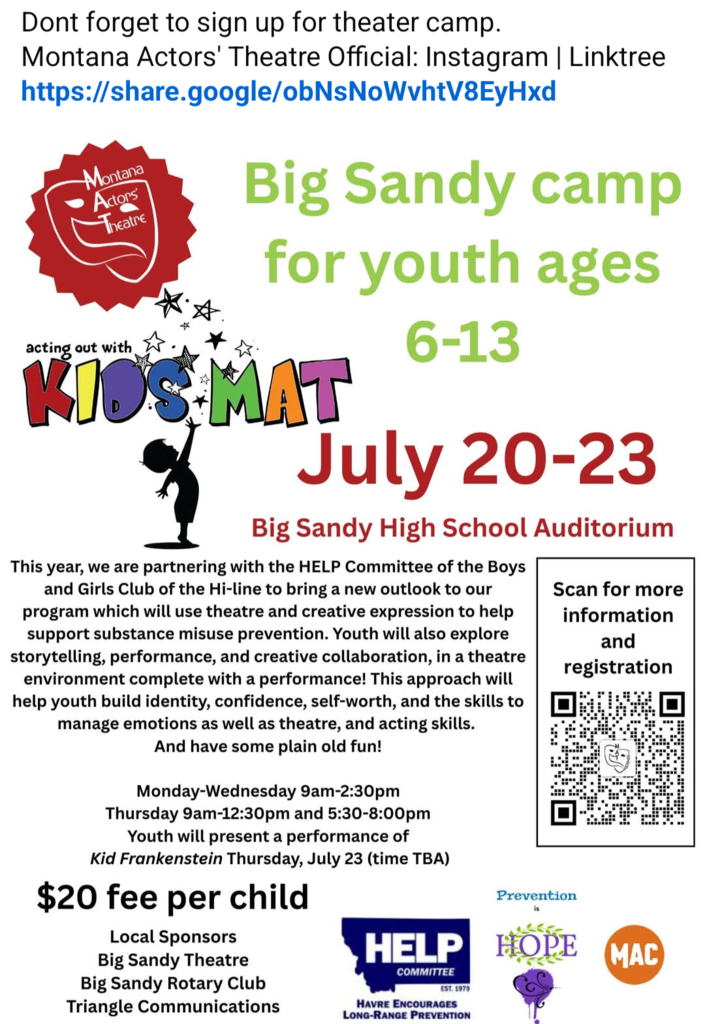 kids mat acting camp