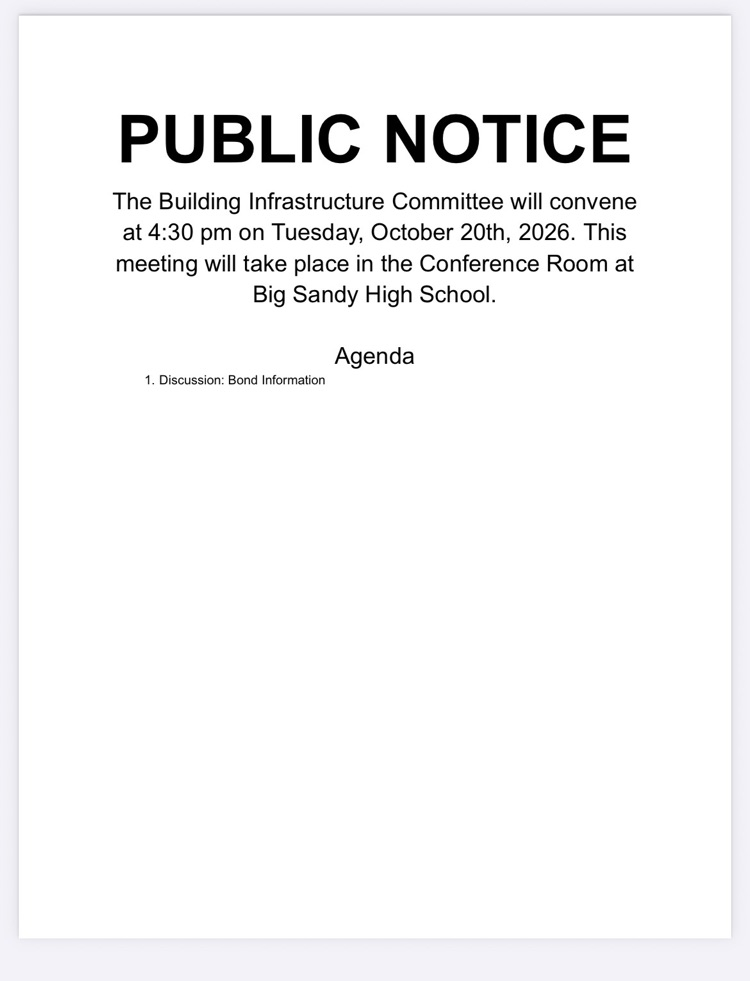 public notice: committee meeting 