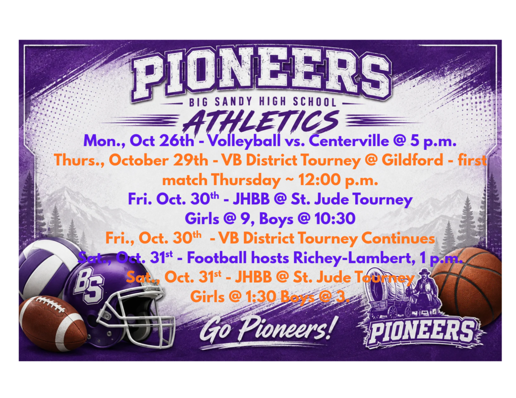 schedule for this week's athletics events