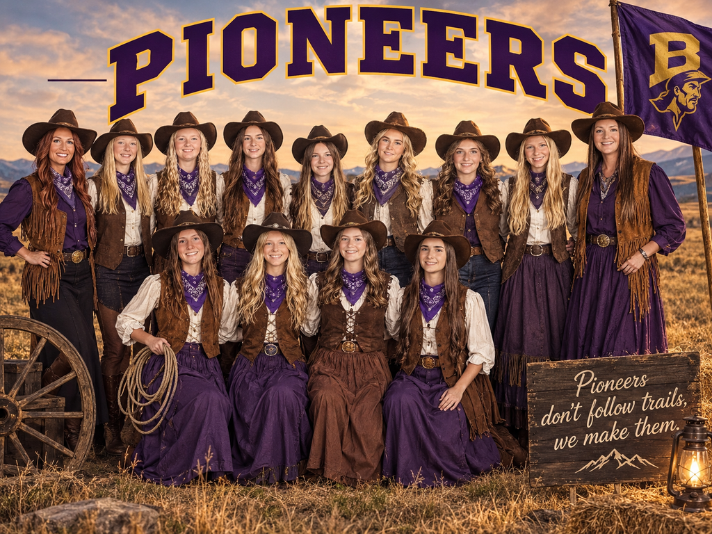 lady Pioneers volleyball team