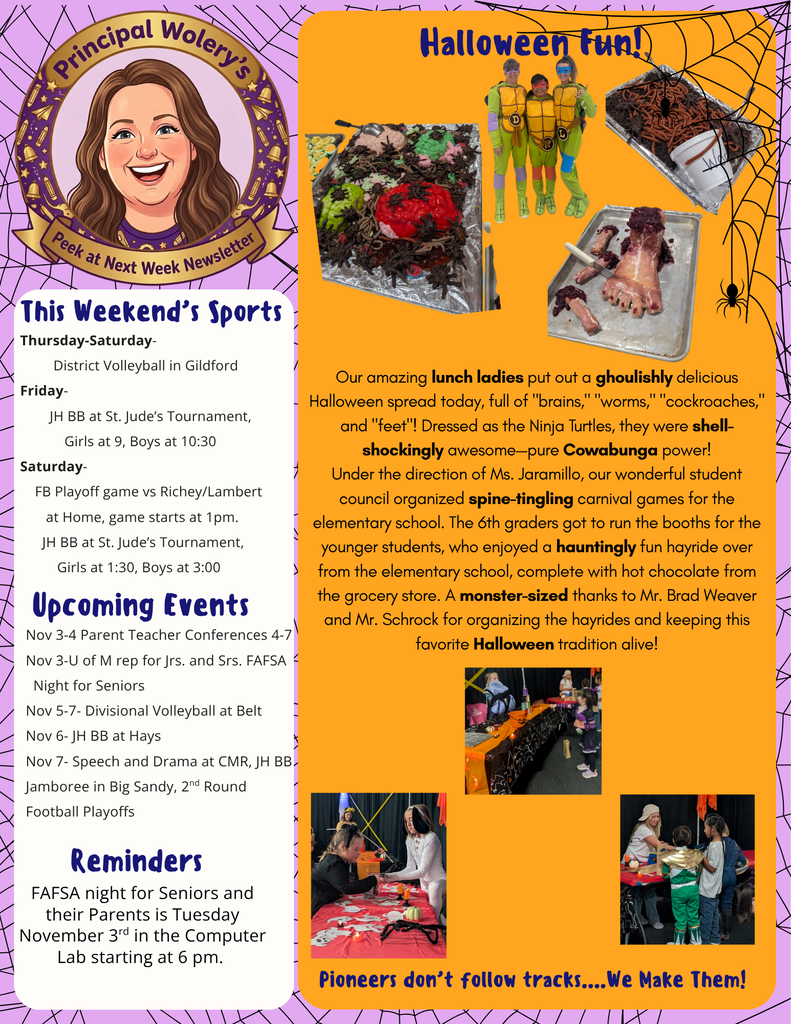 Peek at Next Week for Nov 2-7