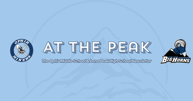 at the peak