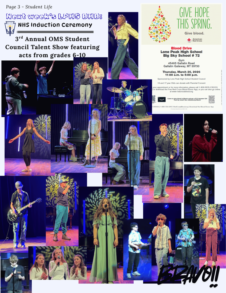 TAlent Show and Blood Drive