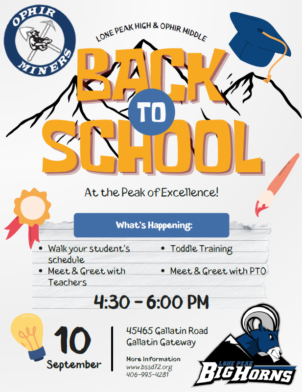OMS/LPHS Back to School Night