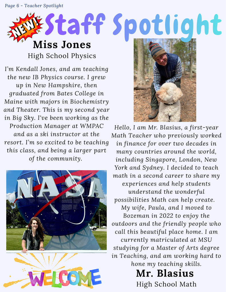 Page 7 - Staff Spotlight
