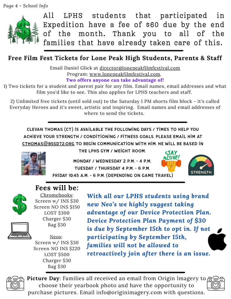 Page 4 - School Info