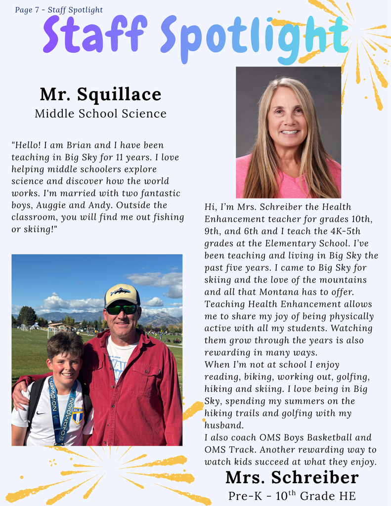 Page 7 - Staff Spotlight - Mr Squillace and Mrs Screiber