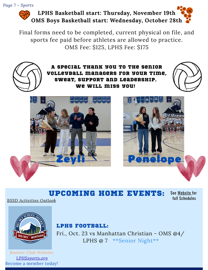 Page  - Sports - Volleyball Seniors, BBAll info