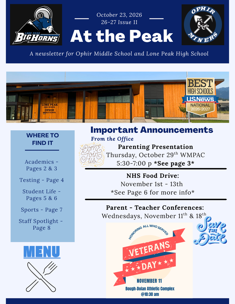 At the Peak - Issue 11 - 10.23.26