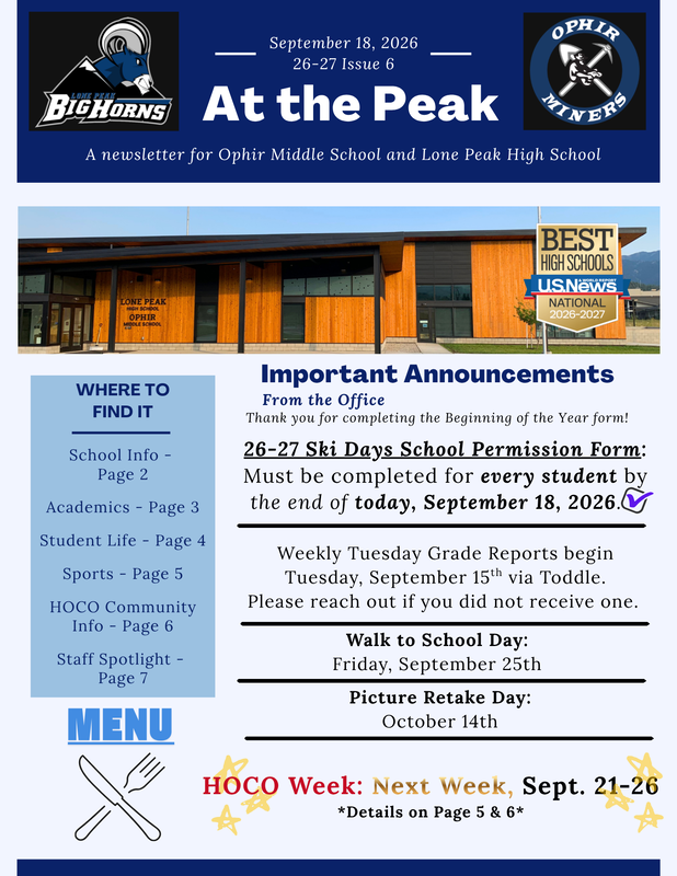 At the Peak - Issue 6