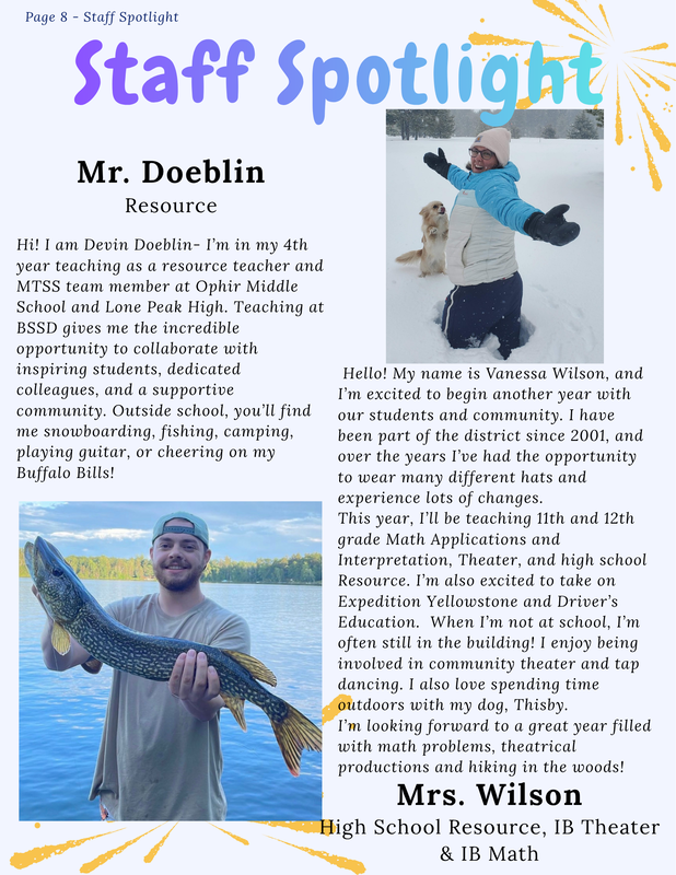 Page 7 - Staff Spotlight