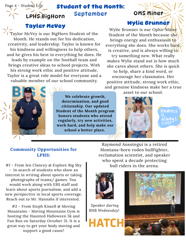 Page 4 - Student Life