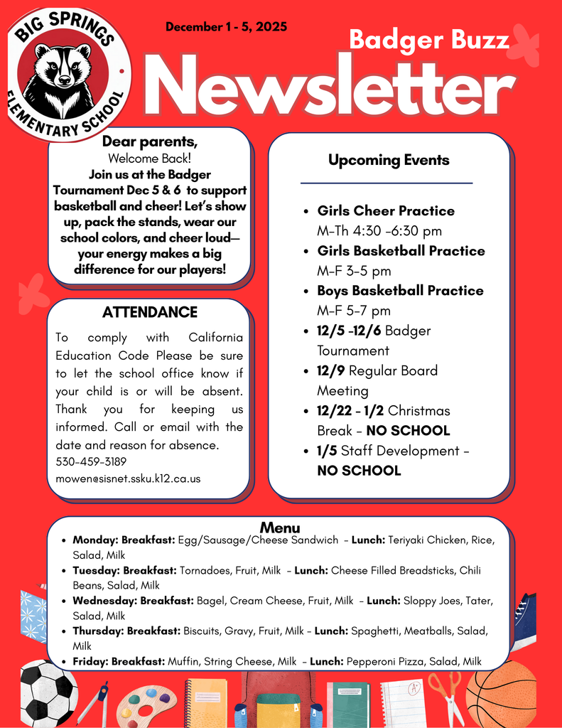 Badger Buzz Newsletter