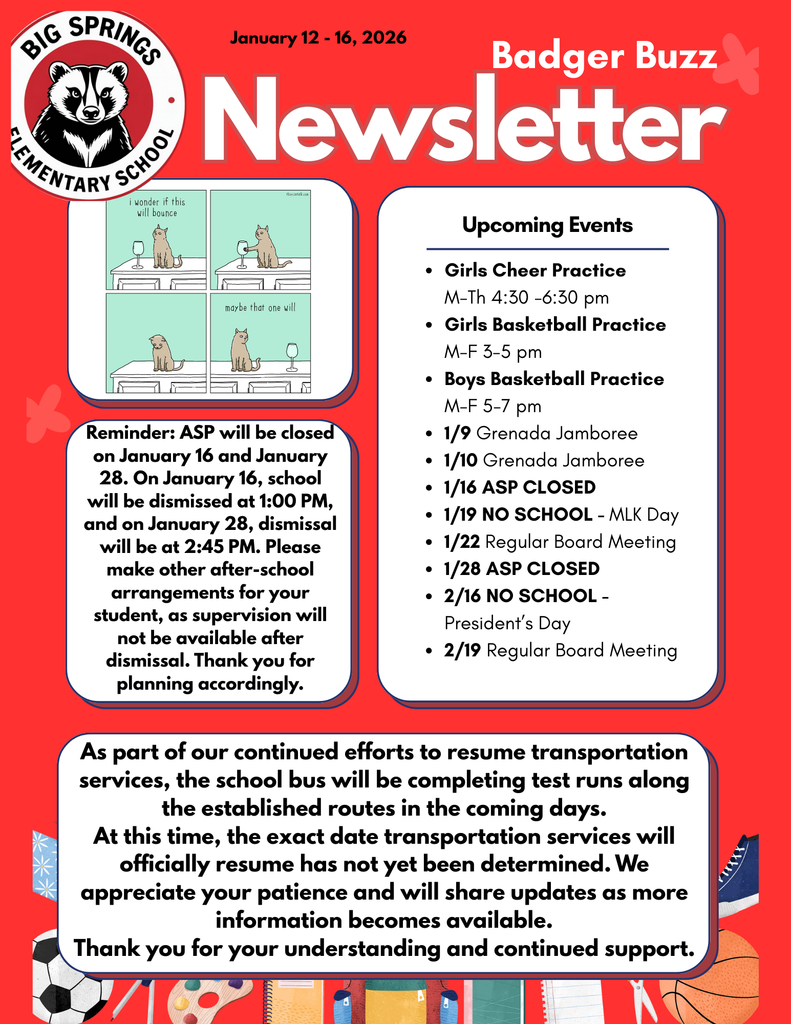 Badger Buzz Newsletter