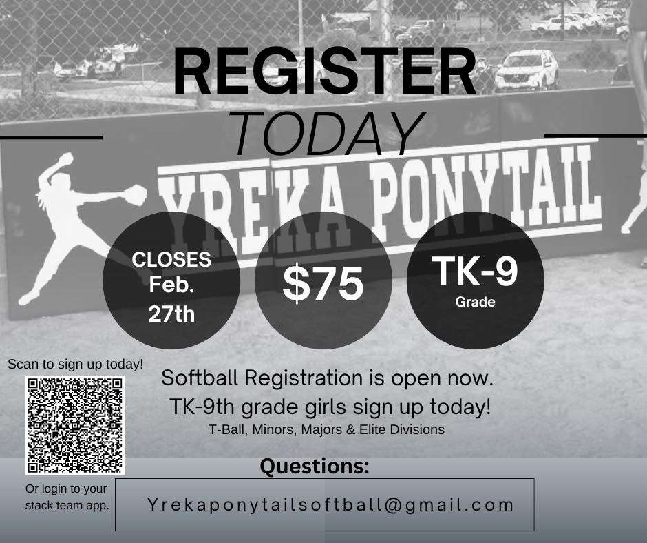Yreka Ponytail Softball