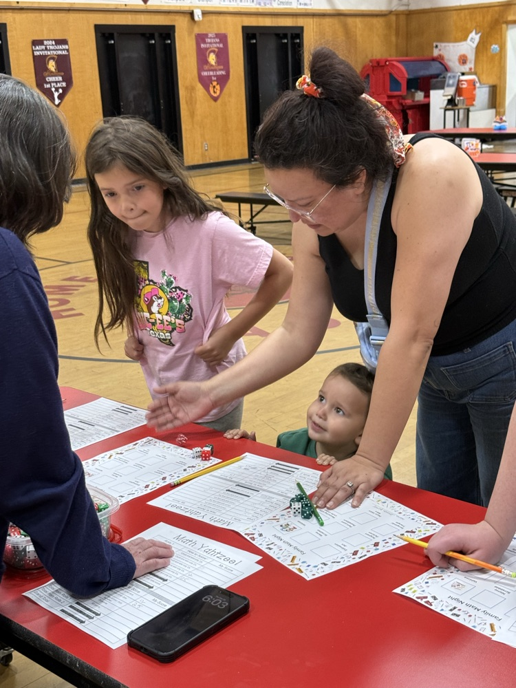 Yahtzee with Mrs. Gosmeyer.