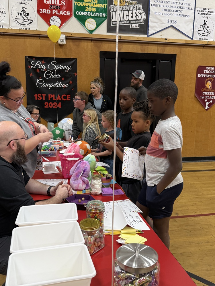 Estimation jars with Mrs. Taylor.