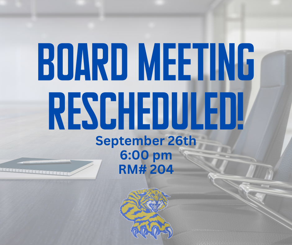 Board Meeting Rescheduled 
