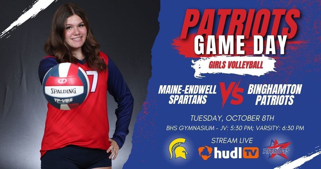 girls volleyball game day graphic