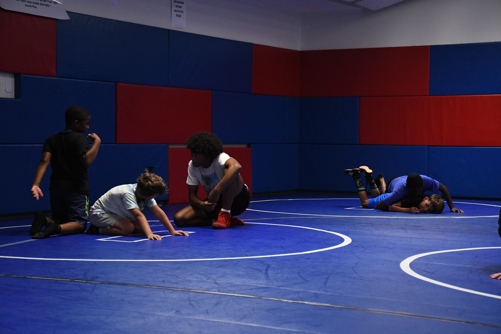 Wrestling summer camp at Binghamton High School