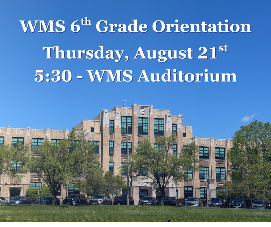 WMS 6th grade orientation graphic