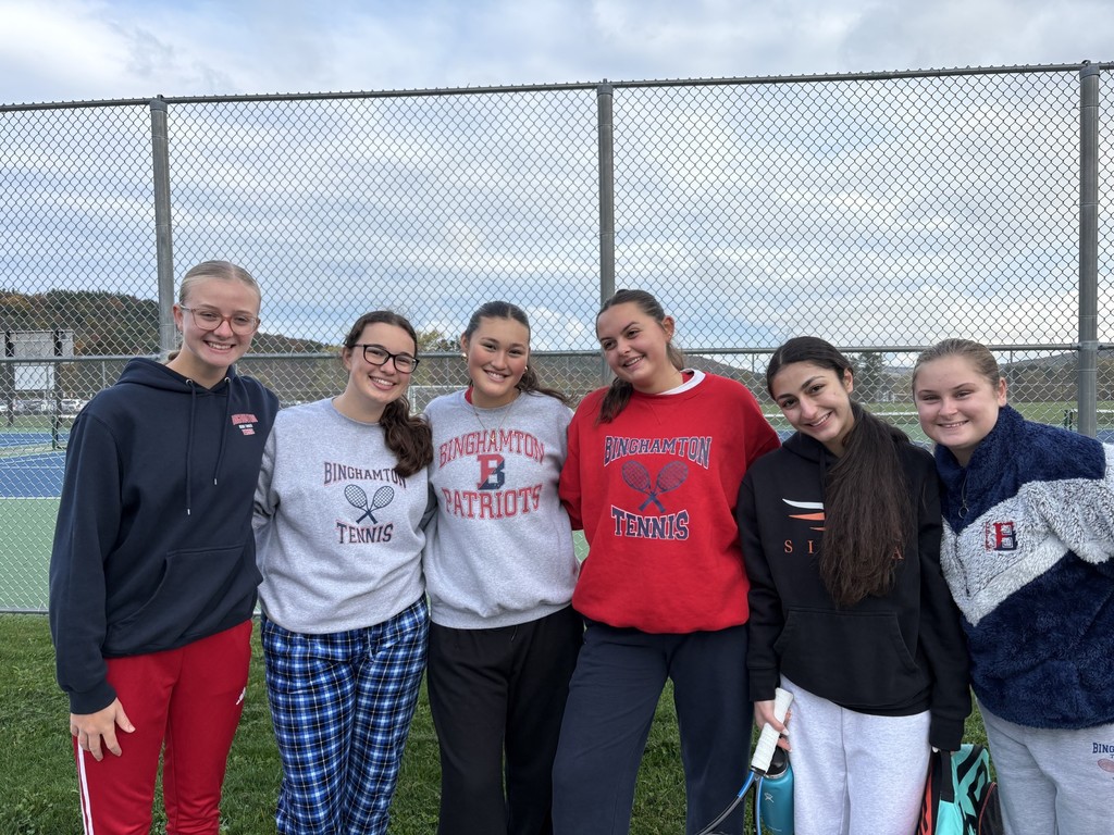 binghamton tennis players at sectionals