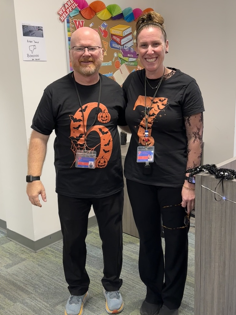 principals wearing shirts with 6 and 7 on them