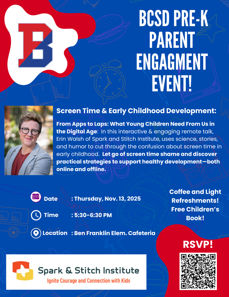 screen time & early childhood development flyer