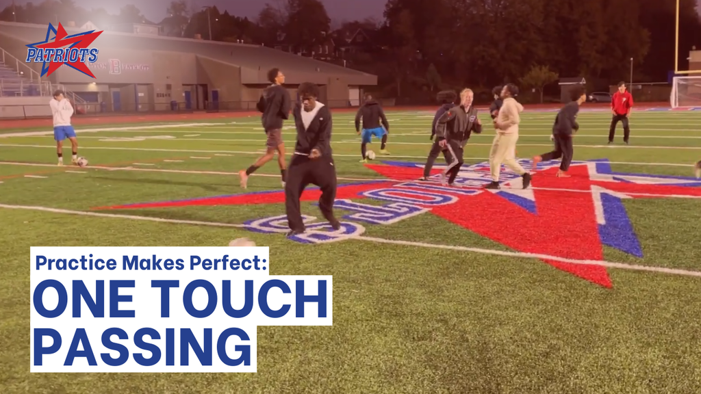 patriots soccer one touch passing