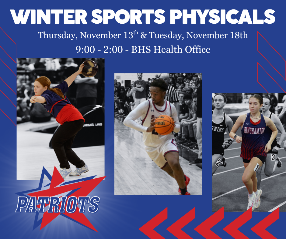 winter sports physicals graphic