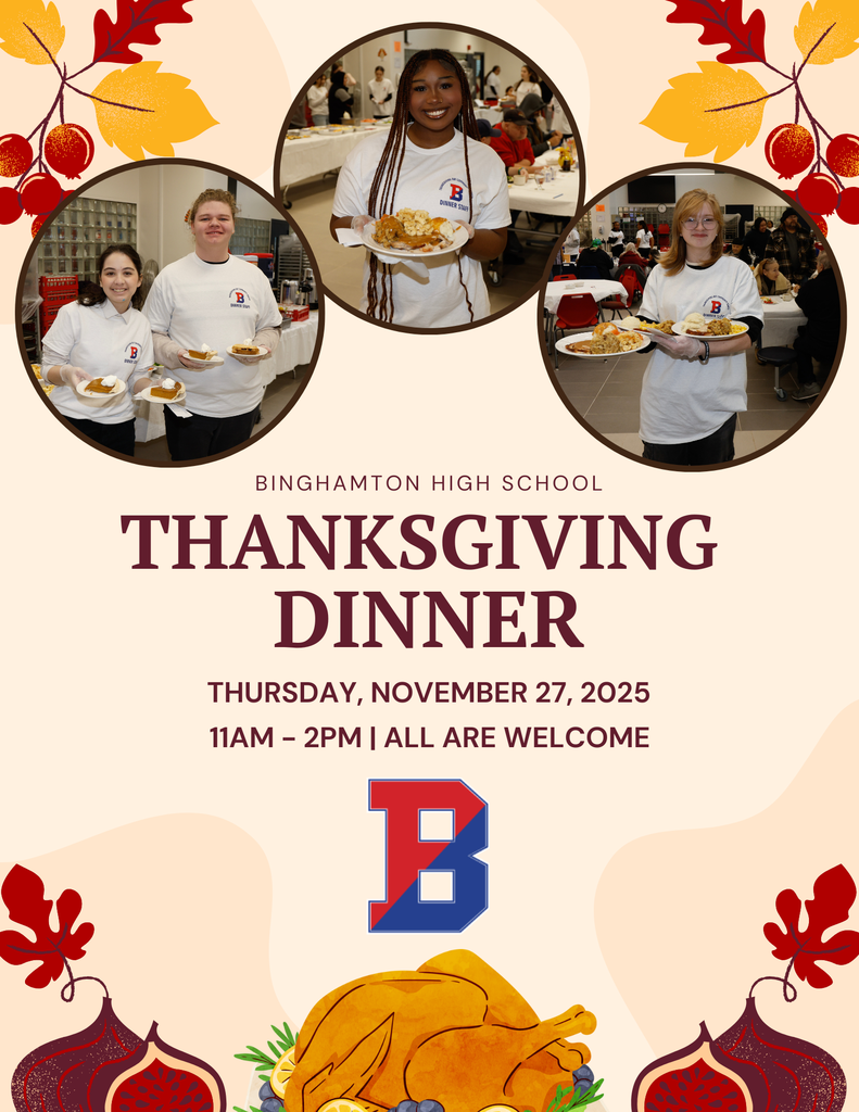 BHS Thanksgiving dinner flyer