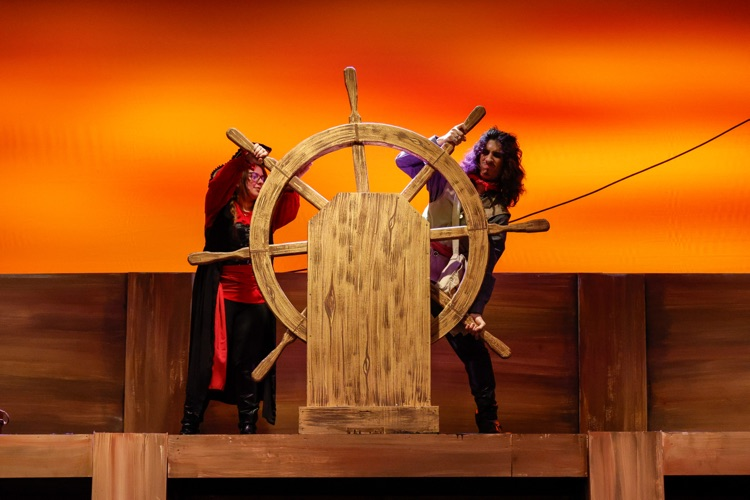 students perform treasure island